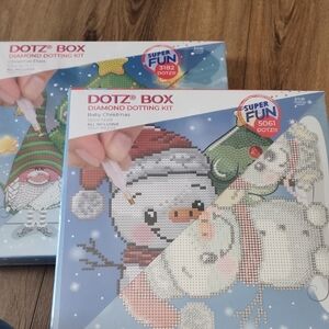 Diamond Dotting Kits - Baby Christmas And elves
